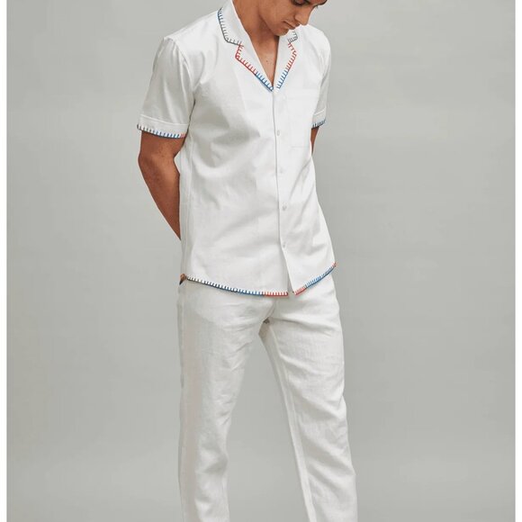 🇮🇳 - Dash & Dot: Blanket Stitch Shirt - Picture 2 of 6